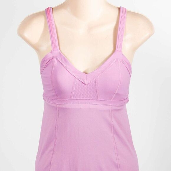 Lululemon Purple Women's V-Neck Sleeveless Activewear Tank Top Size 4 - Picture 1 of 4